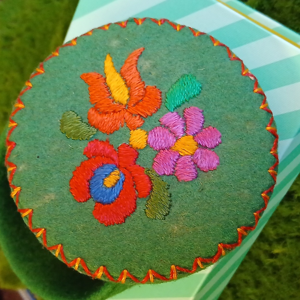 Embroidered Trinket Box - Picture 8 of 14